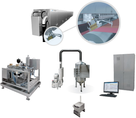 MultiJet and MultiJet&Brush - System Layout
